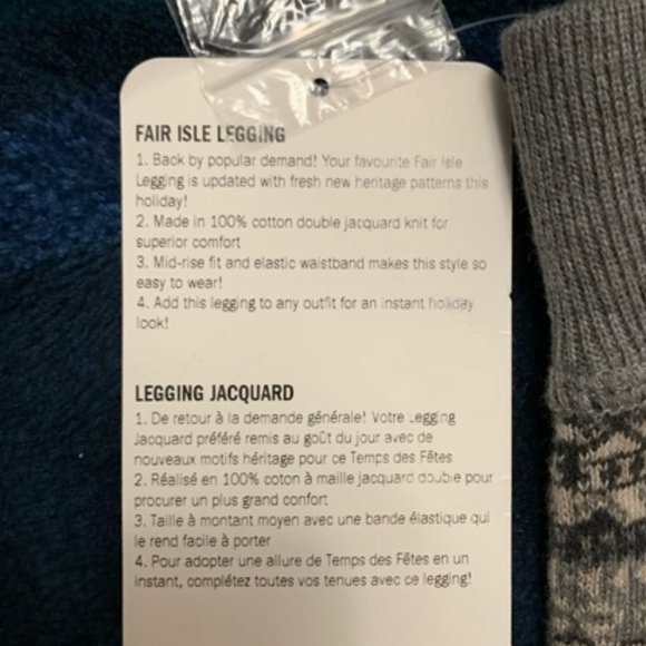 Roots Women's Patterned Fair Isle Knit Leggings - Picture 11 of 12